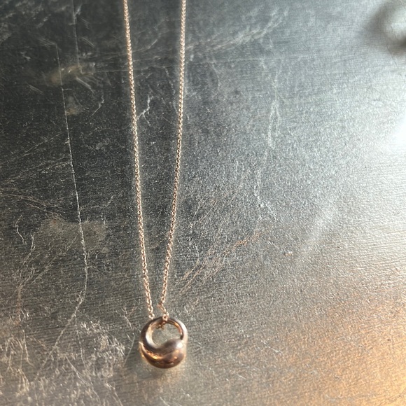 Tiffany & Co. Jewelry - Sterling Elsa Peretti for Tiffany eternal circle necklace 16”” FINAL PRICE DROP